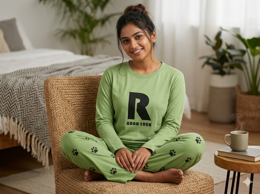 Good Luck Soft cotton PJ Suit