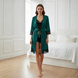 Royal Bridal Silk 4pcs set - Green