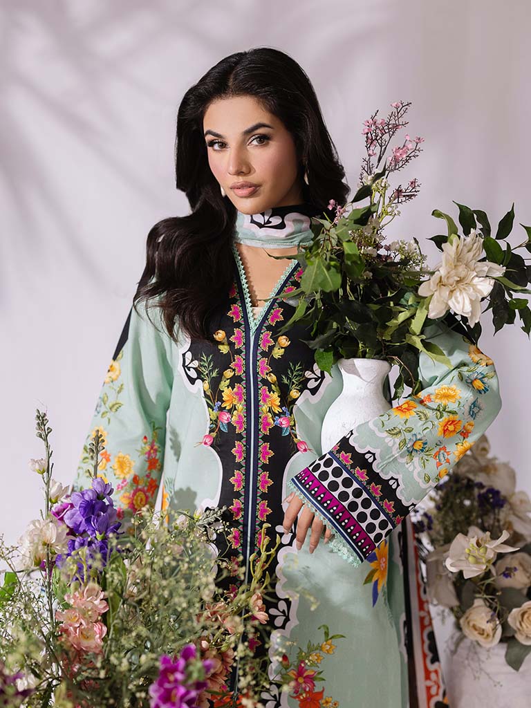 Amal Summer Prints Lawn Y40