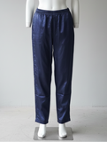 Navy Blue Silk Trousers imported quality
