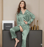 PLAIN SILK - SEAFOAM GREEN Baggy Trouser