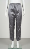 Grey Silk Trousers imported quality