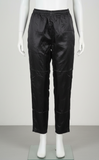 Black Silk Trousers imported quality