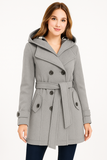 WOMEN LONG COAT - GREY