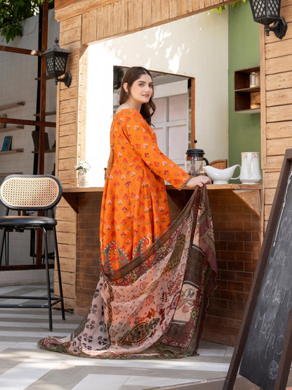 Zarfashan Printed 3Pc