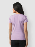Plain Tees For Women - LILAC PURPLE