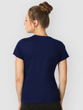 Plain Tees For Women - NAVY BLUE
