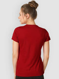 Plain Tees For Women - RED