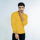 Full Sleeves Tees For Men - MUSTARD