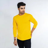 Full Sleeves Tees For Men - YELLOW