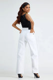 WHITE Wide-Leg Jeans For Women