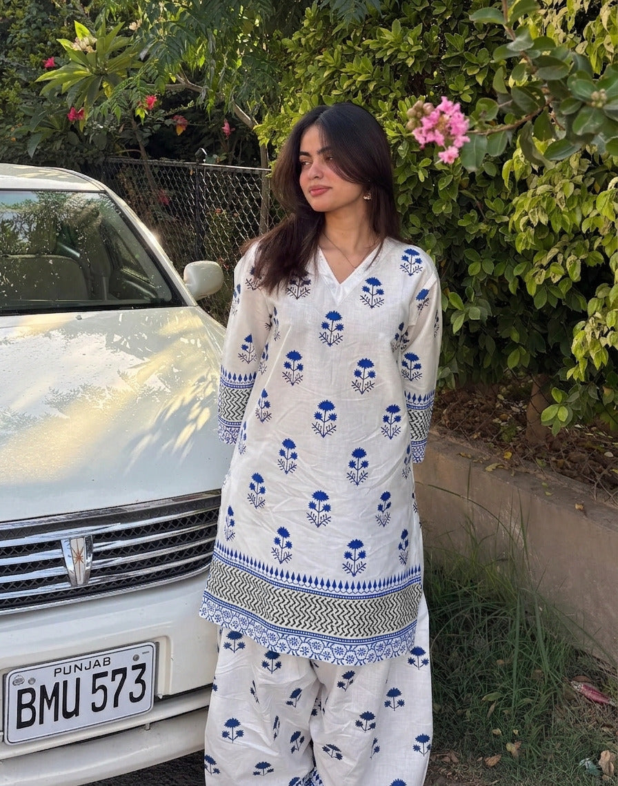 Printed Ethnic Co-Ord Set