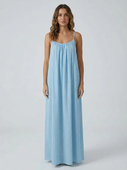 STUNNING BACKLESS MAXI DRESS - Multi Colour