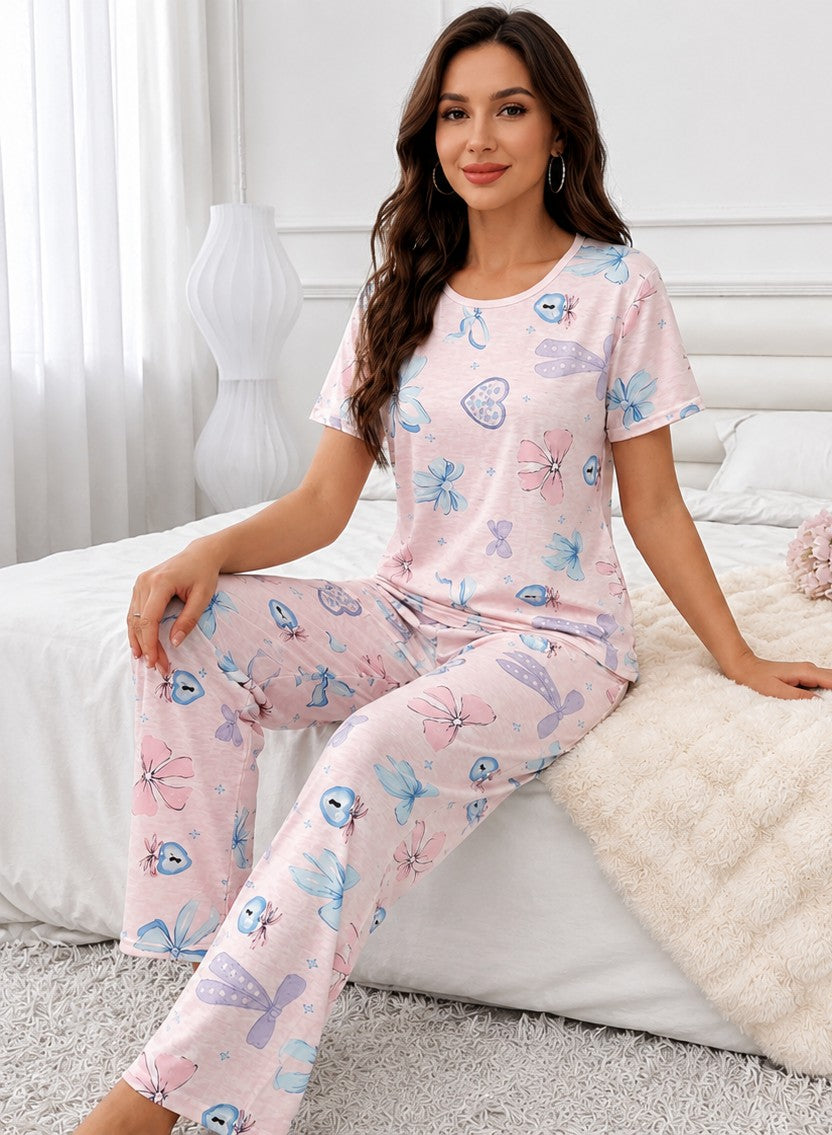 Butterfly Bliss Cotton Night Suit