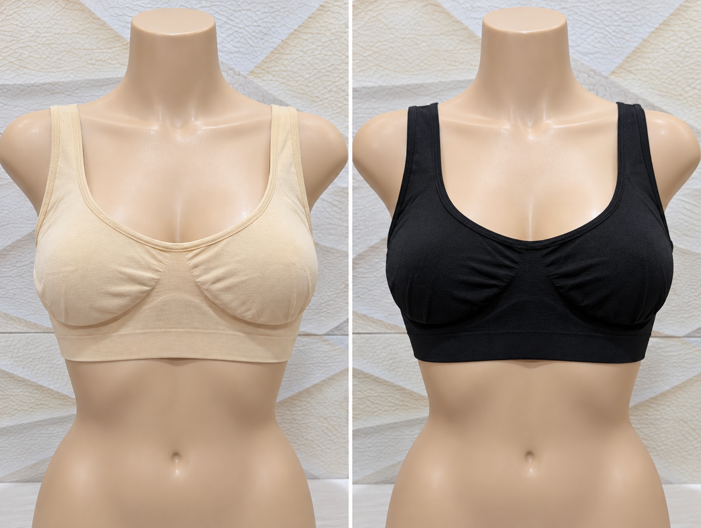 Pack of 2 Luxe Seamless Comfort Bra