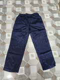 Navy Blue Silk Trousers imported quality
