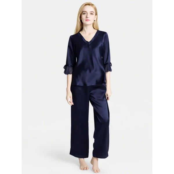 SILK NETRIBBON - NAVYBLUE