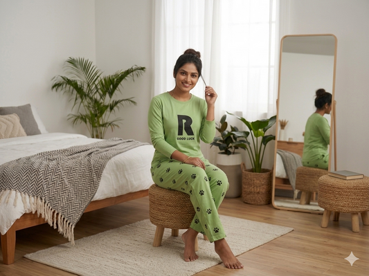 Good Luck Soft cotton PJ Suit