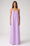 STUNNING BACKLESS MAXI DRESS LILAC