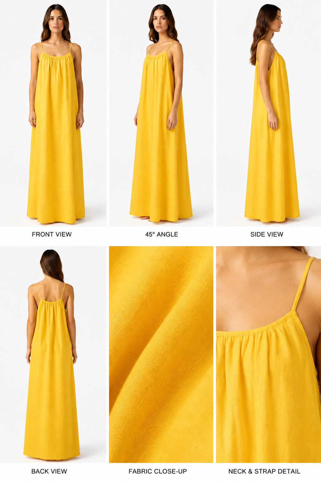 STUNNING BACKLESS MAXI DRESS - MANGO