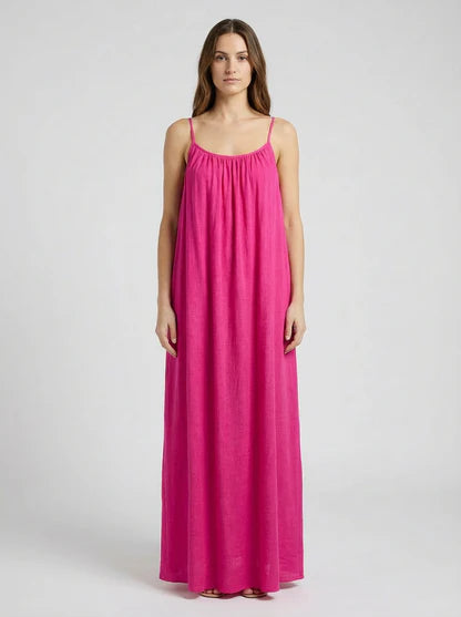 STUNNING BACKLESS MAXI DRESS - Multi Colour