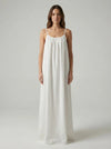 STUNNING BACKLESS MAXI DRESS - WHITE