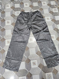 Grey Silk Trousers imported quality